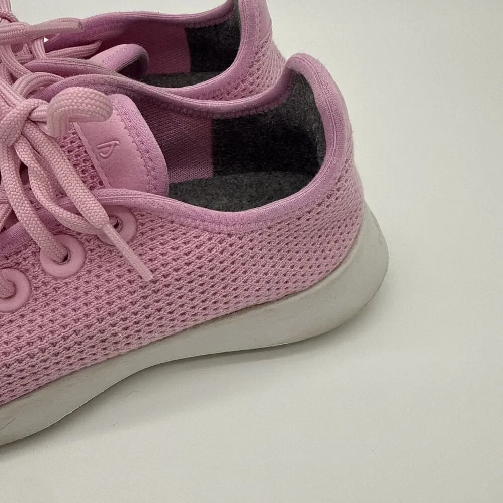 Allbirds Women’s Tree Dasher Tennis Shoes Trainers Size 7 Pink